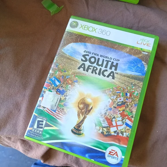 Microsoft Xbox 360 FIFA World Cup South Africa Game - Green Case