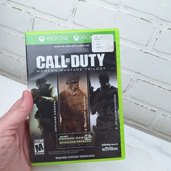 Microsoft Call of Duty: Modern Warfare Trilogy - Green Xbox Case