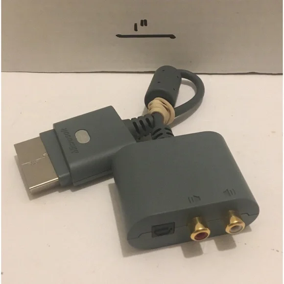 Original Microsoft Xbox 360 brand audio adapter model x808221-001