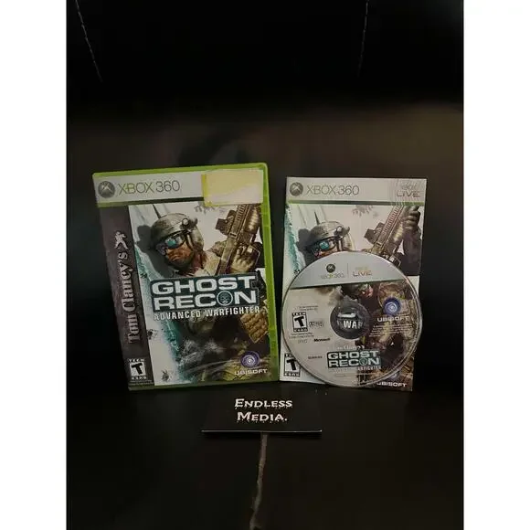 Ghost Recon Advanced Warfighter Microsoft Xbox 360 CIB Video Game