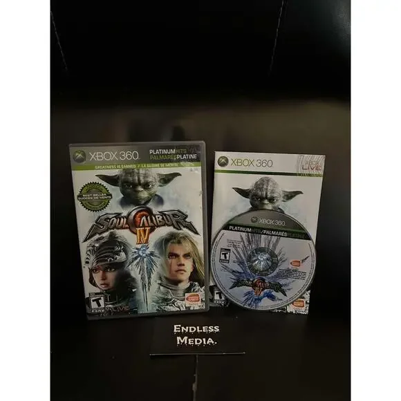 Soul Calibur IV [Platinum Hits] Microsoft Xbox 360 CIB Video Game