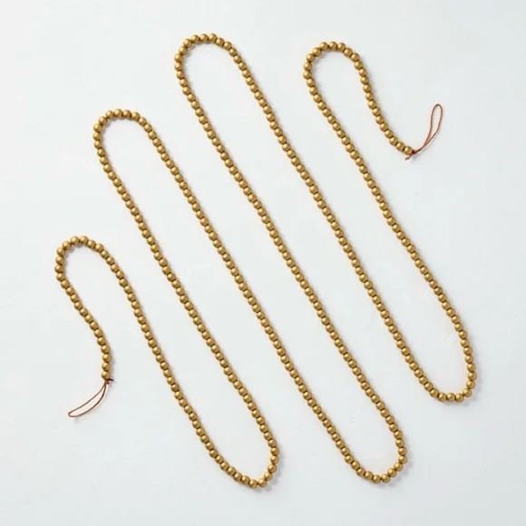 12' Brass Bead Garland - Hearth & Hand™ with Magnolia