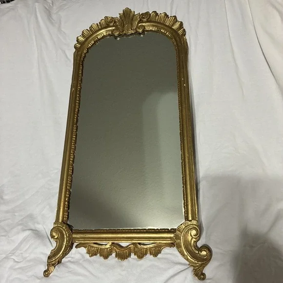 Vintage LaBarge Hollywood Regency Gold Gilt Wood Wall Mirror Mid Century MCMRare