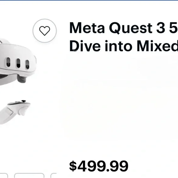 Quest 3 VR Headset - White