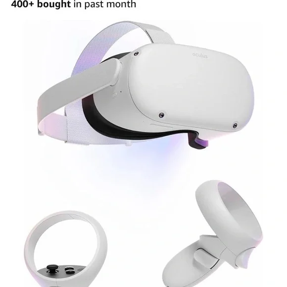 Oculus White VR Headset with Controllers