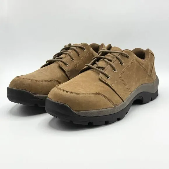 Duluth Trading Company 61512 Men’s Brown Wild Boar Oxford Leather Lace Up Shoes