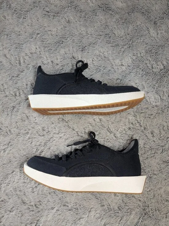 NEW Allbirds Black Risers Sneakers Men's Size 9
