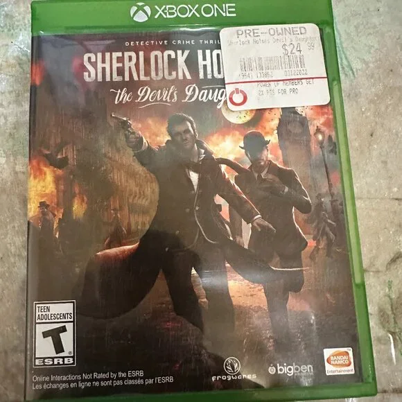 Sherlock Holmes The Devil's Daughter Microsoft Xbox One No Manual