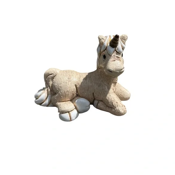 Unicorn Pottery Handmade Hobbiest Signed‎ JR Small Bookshelf Movie Prop Decor