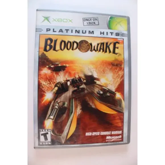 Blood Wake (Microsoft Xbox, 2002) Platinum Hits, Authentic, tested