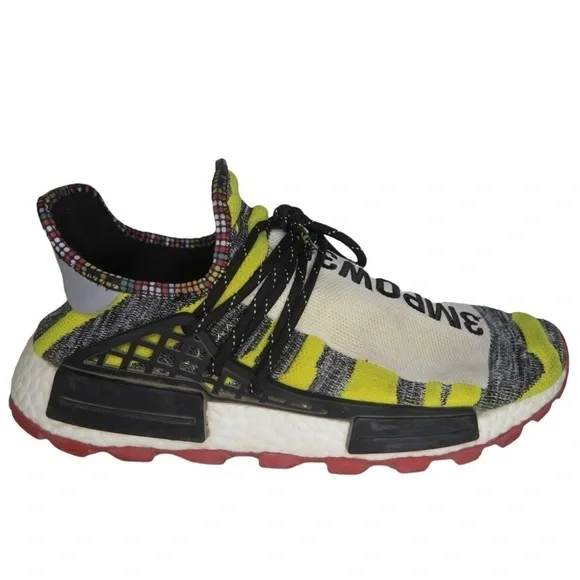 Adidas NMD Hu Pharrell Solar Pack Red Sneakers Inspire Empower BB9527‎