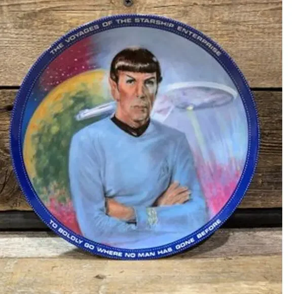 Vintage Star Trek Mr Spock Hamilton Collection Plate No. 2059C