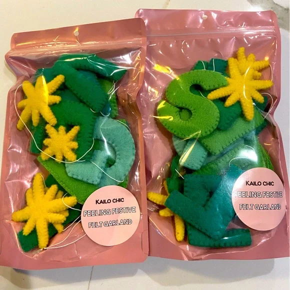 “Feeling Festive” Felt Garland (1 ea)