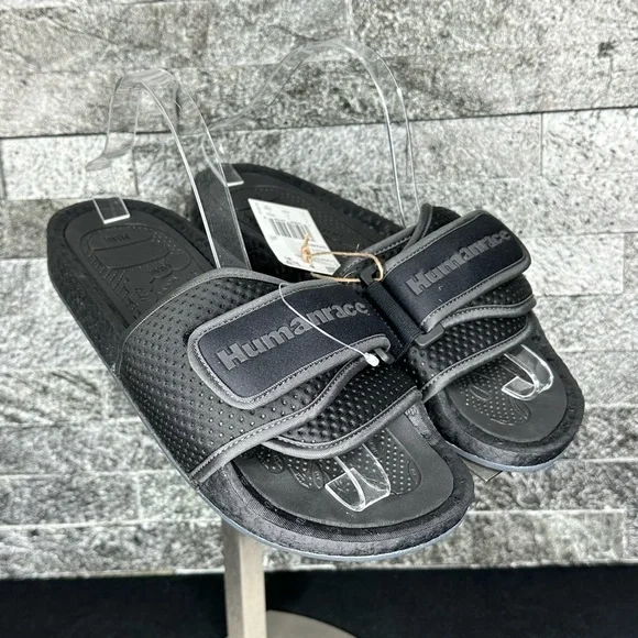 Adidas - Pharrell x Chancletas Human Race Black Future - M7W8.5