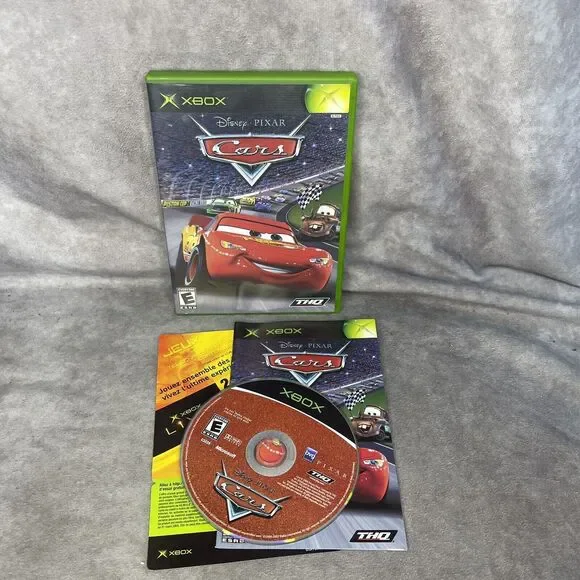 Disney Pixar Cars (Microsoft Xbox, 2006) Complete with Manual Tested