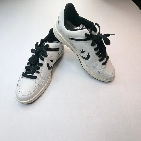 Converse Weapon Low Vintage White Black Sneakers A07239C MEN size