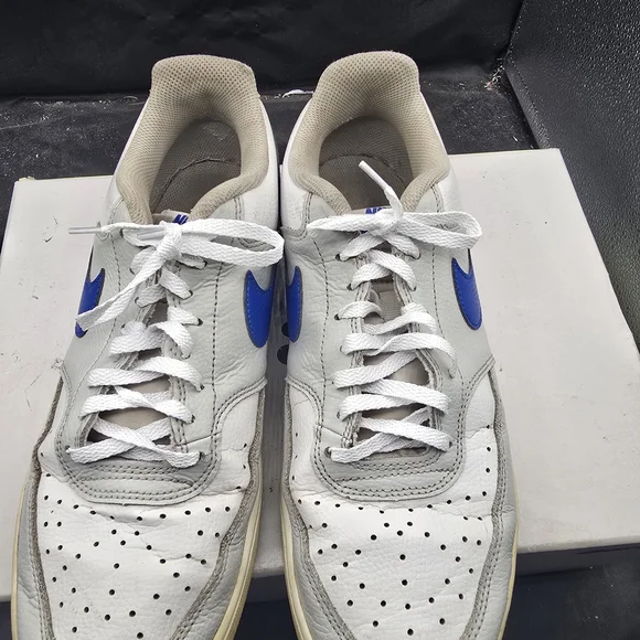 Nike‎ White and Blue Men's Sneakers