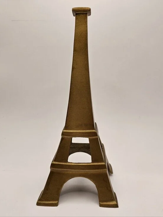 Brass Toned Eiffel Tower Decorative Accent
