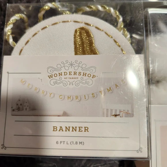 Wondershop Merry Christmas Banner