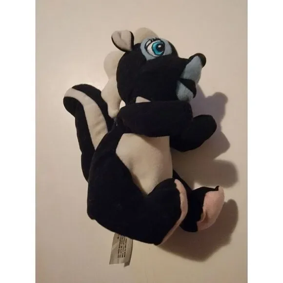 Disney Bambi Flower the Skunk Bean Bag Plush Stuffed Toy