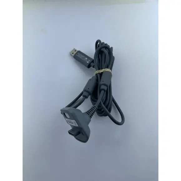 Microsoft Xbox 360 Game Controller USB Charging Cable Charger Cord OEM Gray