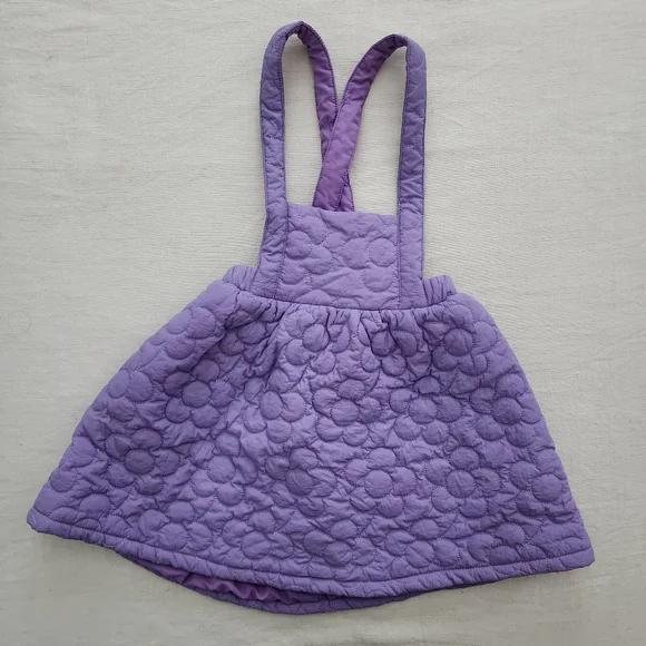 Purple floral dress kids girls 7