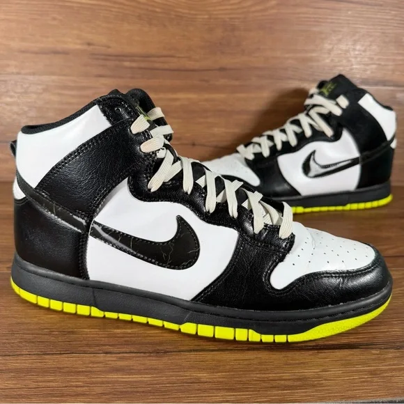 Nike Dunk High ‘Electric’ Lace Up Leather Sneakers Men’s Size 10 Shoes