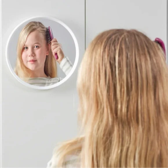 IKEA White Circular Wall Mirror Set