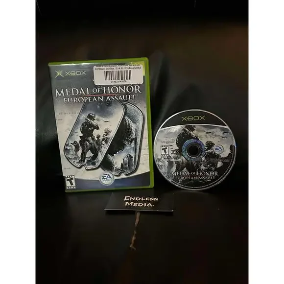 Medal of Honor European Assault Microsoft Xbox Item and Box Video Game