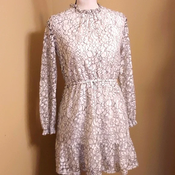 Art Class Girls Black and White Formal Dress