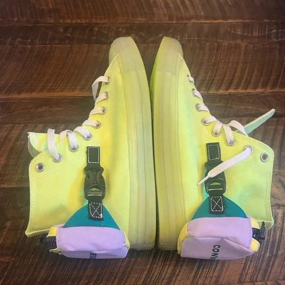 Converse Chuck Taylor All Star CX Utility High Top – Neon Volt Green (Unisex) M9