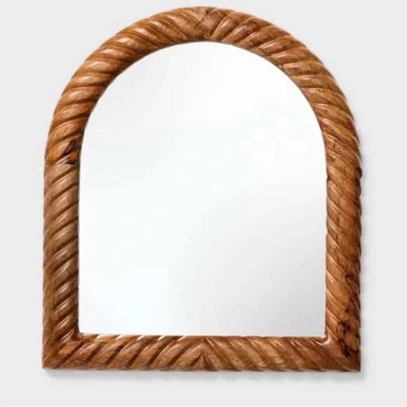 Studio McGee Textured Wood Mirror