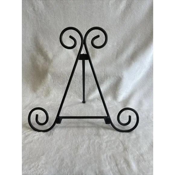 Display Easel Black Foldable For Heavy Large Platters‎ Books Pictures Plates