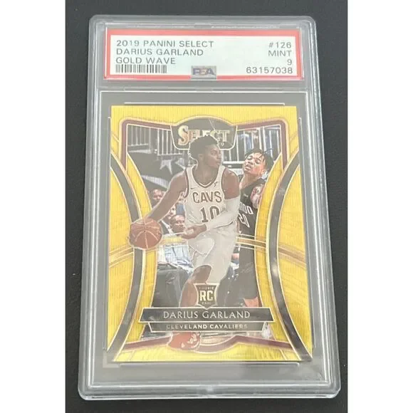 2019-20 Select Darius Garland #126 Premier GOLD Wave Rookie PSA 9‎ Cavs LOW POP