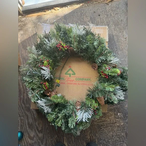 National Tree Company artificial Christmas wreath, specifically a 