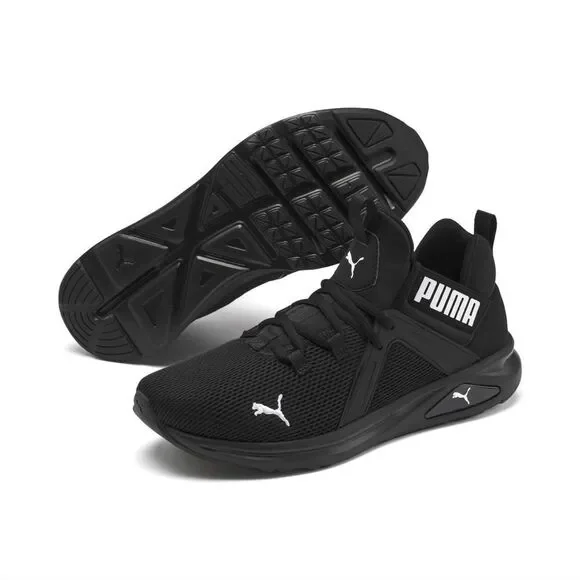 New! PUMA Men's Enzo 2 Sport Training Running Sneakers Athletic Shoes Black
