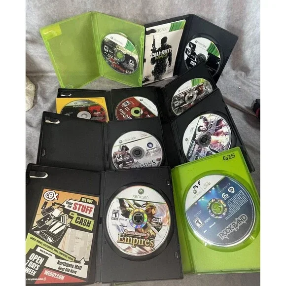 Microsoft Xbox 360 Lot Of 9 Discs ONLY Tested Minor Scratches Games Work
