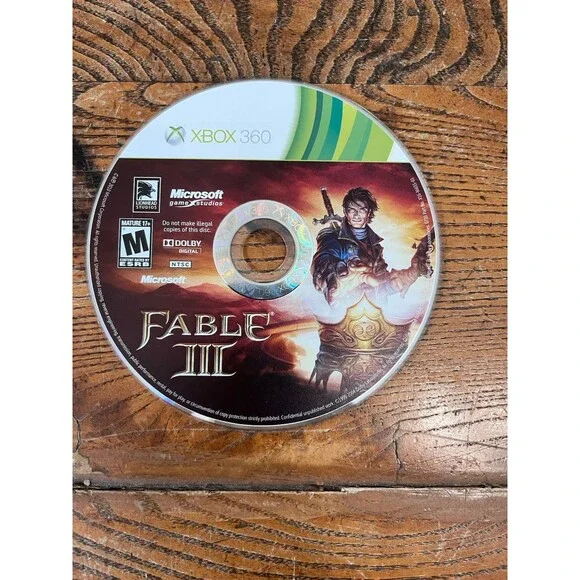 Fable III - Microsoft Xbox 360 Great Authentic Game Only. FREE SHIPPING