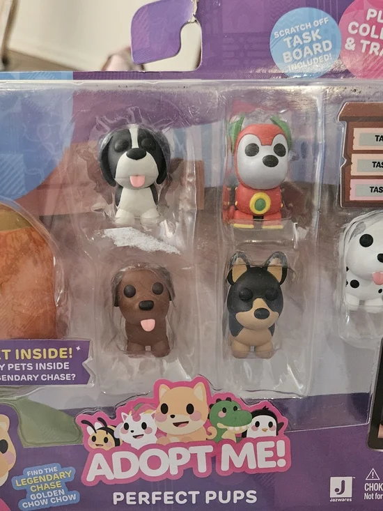Adopt Me! Perfect Pups Collectible Toy Set - Multi-Color