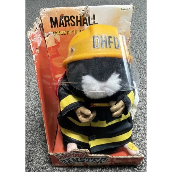 2003 Gemmy Marshall The Fireman Singing Hamster 7