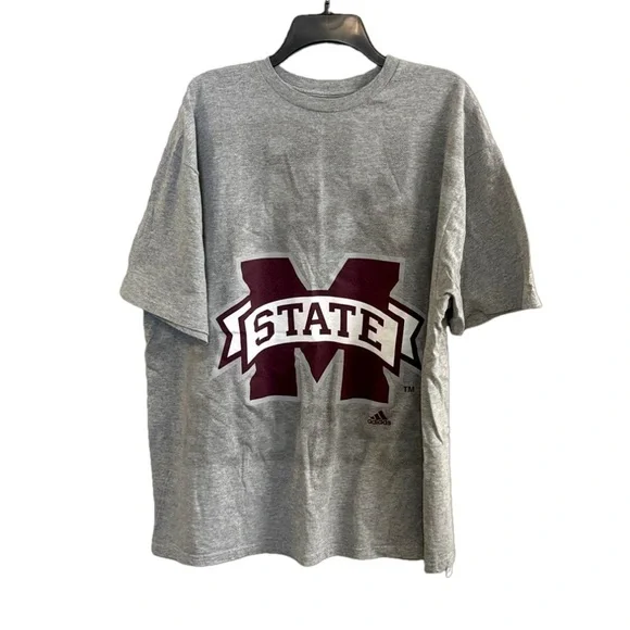 Men's Adidas Mississippi State University Bulldogs Short sleeve Tee. Size 2X