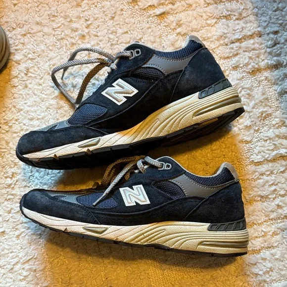 Men’s New Balance W991NV - made in UK navy UK7