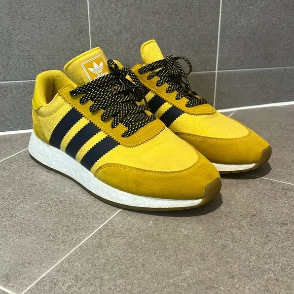 Adidas I-5923 Iniki Boost BD7612 shoes sneakers yellow blue Men’s Size 12