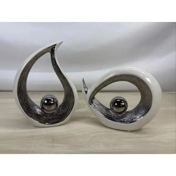 Home Decor Modern Abstract Art Ceramic Statues Decorations