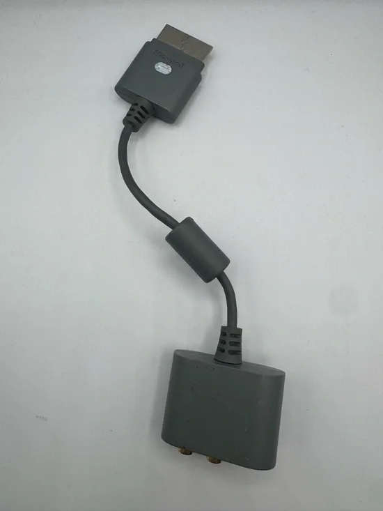 W220 Original Microsoft Xbox 360 Audio Adapter OEM X808221-001 Never Used