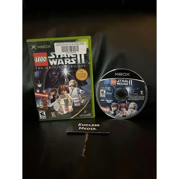 LEGO Star Wars II Original Trilogy Microsoft Xbox Item and Box Video Game