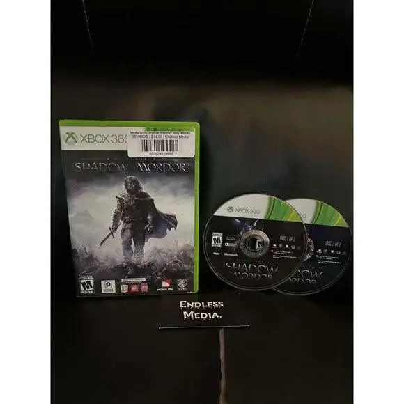 Middle Earth: Shadow of Mordor Microsoft Xbox 360 Item and Box Video Game