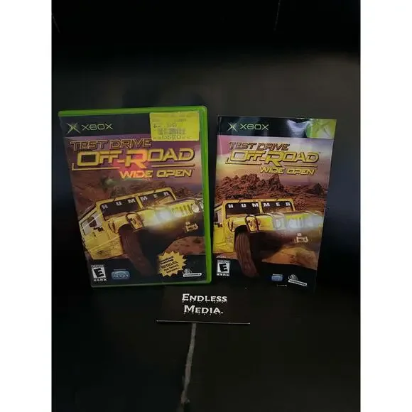 Test Drive Off Road Wide Open Microsoft Xbox Box and Manual Video Game‎