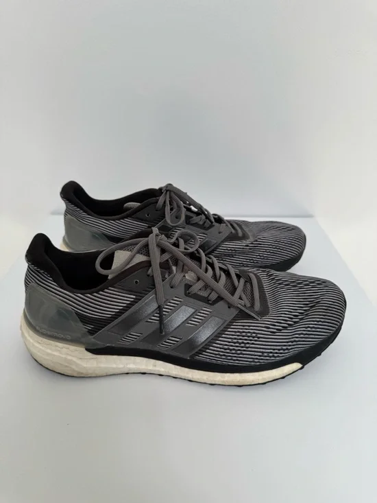 Adidas Supernova Boost Running Shoes in Gray/Black, Men's Size 12