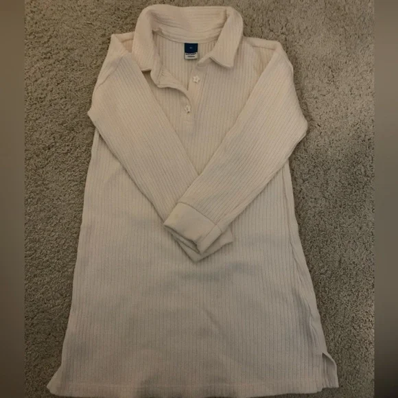 NWOT Old Navy Toddler Girls 4T Long-Sleeve Collared Rib-Knit Dress